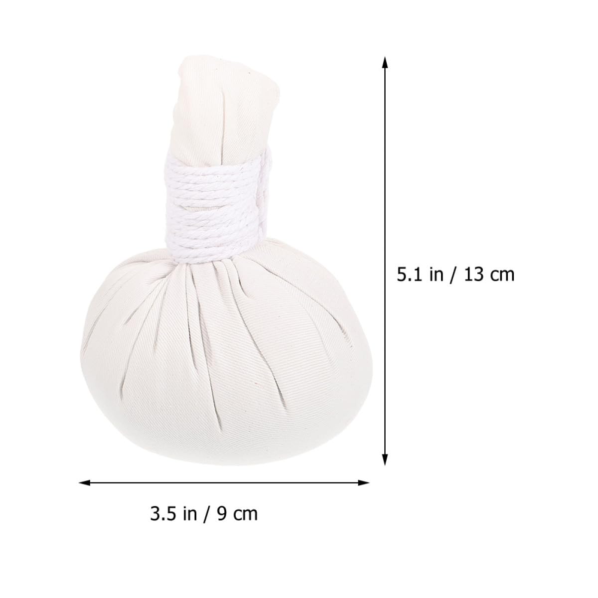 PLAFOPE Bolas de Masaje de Hierbas Chinas 2 Pcs, Bolsa de Calentamiento Natural para Spa y Acupresión, Pelota Terapéutica para Masaje Corporal en Casa y Viajes