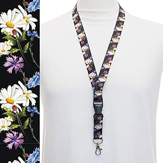Rolseley Lanyard Neck Strap with cat Pattern for id Badge Holder with Metal Clip (Kittens V2)