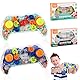 Labyrinth Puzzle Spiele für Kinder，2 Pcs Spielgriff Form Perplexus Kugellabyrinth mit Zwei Stahlkugel，Labyrinth Lernspielzeug für Jungen und Mädchen Halloween Weihnachten Geburtstagsgeschenke