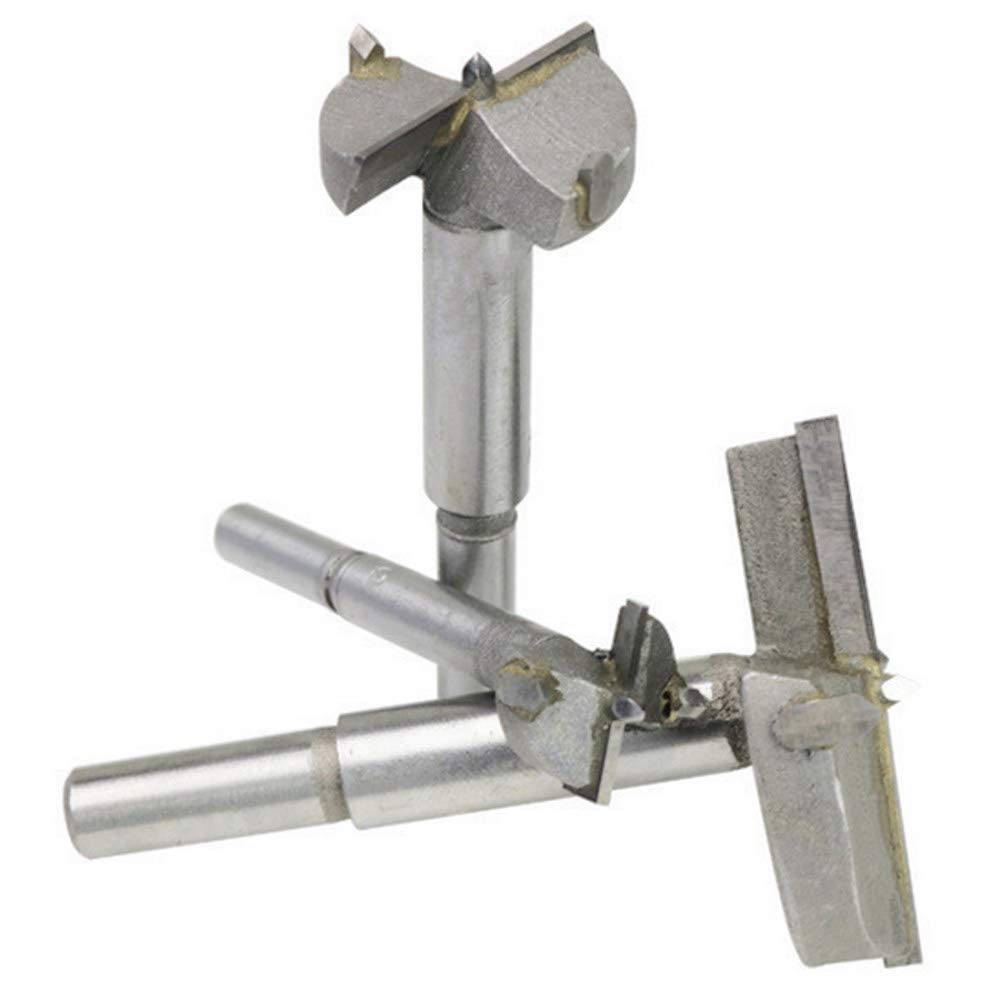 Broca de carburo cementado con Cortador de Agujeros para carpintería, Juego debrocas de 15-35 mm,Brocas Planas para Madera, 5 Piezas/Juego