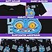 KPop Demon Hunters Officially Licensed Derpy Tiger 2-Pc Pajamas Set Girls 5–14 Yrs Lounge Set T Shirt Shorts, Gifts for Girls (9-10 Years, Black Derpy)