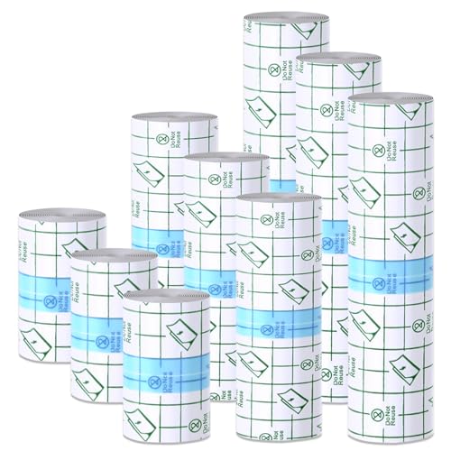 Emalla 9 Rolls Tattoo Second Skin Film Waterproof Tattoo Aftercare Bandage