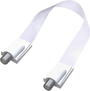 同軸フラットケーブル 隙間 折り曲げ可能 ビ用ケーブル 延長ケーブル F型 サッシ ベランダ ドア用 26cm