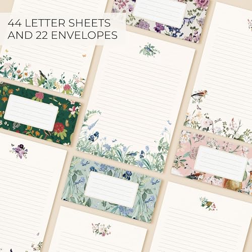 image for ZICOTO Beautiful Stationery Set with Envelopes - Premium-Quality, No-B