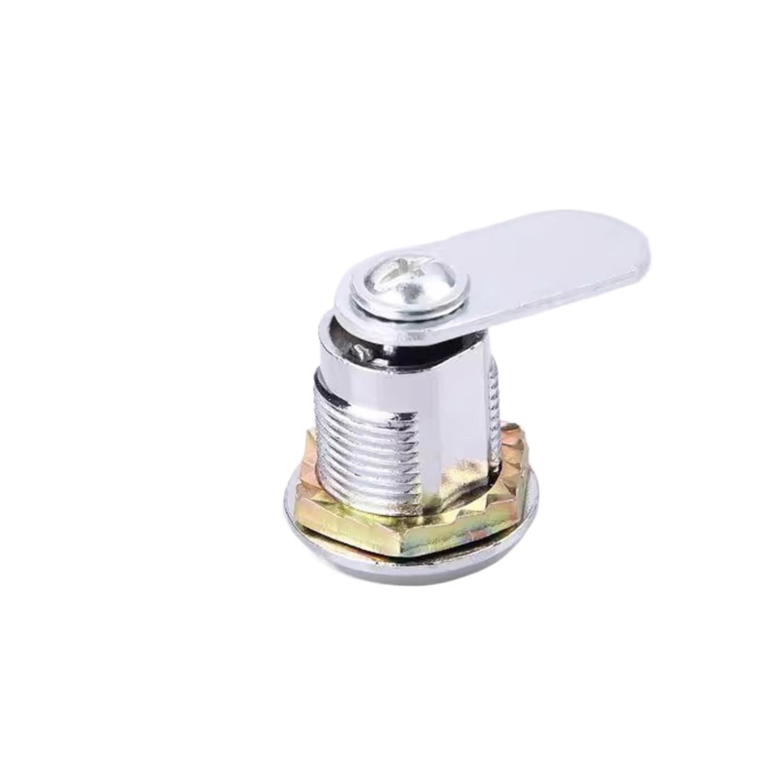 Fonhndg One Color Cabinet Locks 16/20 Zinc Alloy Cabinet Locks With Key Lock For Office Desk Letter Box Cam Small Triangle(4Sets-16Mm-No Key)
