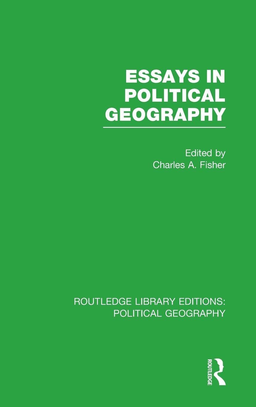 Buy Essays in Political Geography (Routledge Library Editions: Political Geography, 2) — BookShops.in