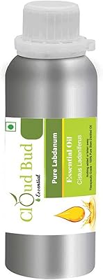 Cloud Bud Pure Labdanum Essential Oil 1250ml (42oz)- Cistus Ladaniferus (100% Pure and Natural Steam Distilled)