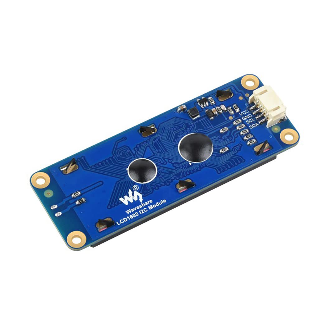 Módulo De Pantalla LCD1602 Para Raspberry Pi 4B+ 4B 3B+ 3B 2B+ Zero W WH Pico Jetson Nano ESP32 Ardui.I2C Display Module 3.3V/5V 16x2 Characters White Color Blue Background