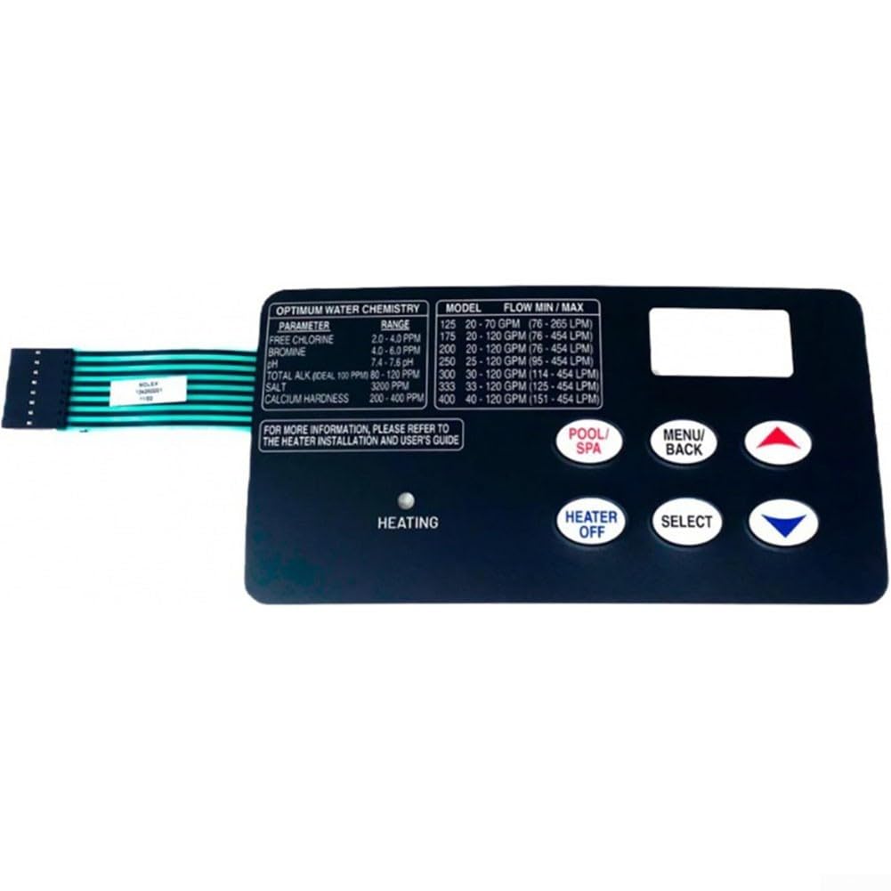 Kit Panel Control 472610Z para Calentadores para mastertemp NALP - Placa para Interruptor Repuesto para fácil Instalación 16x12cm
