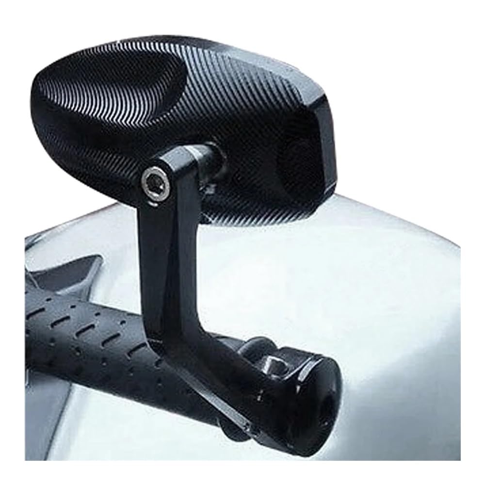 2 Pezzi Specchietti retrovisori for Moto CNC Specchietto retrovisore Laterale Nero for Motocicletta Adatto for Accessori Triumph Speed ​​Triple