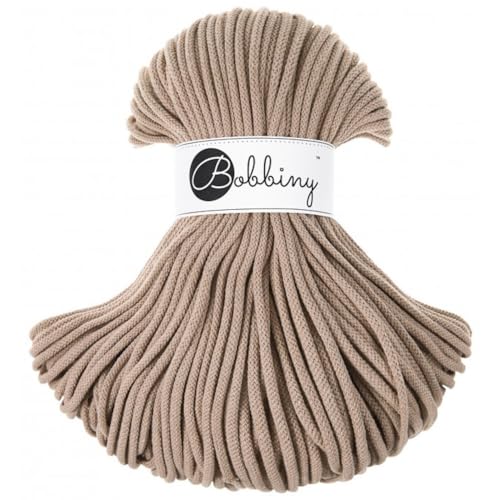 Bobbiny Corde Macramé Tressée Premium 5mm (Sand) 100m