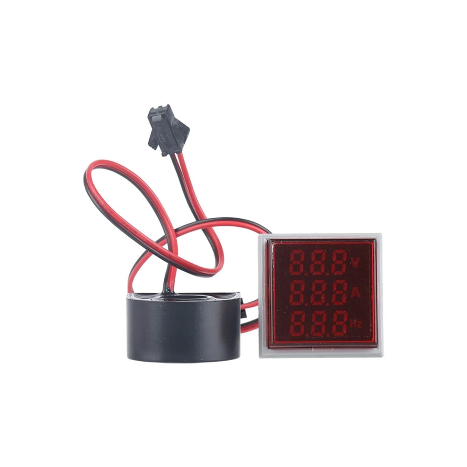 AUOQKQUT 1pc RED AC50-500V Square LED Digital Indicator Voltmeter Ammeter Frequency meter