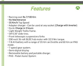 Electric Bicycle xplore Tubeless Wheels 26.00 Inch Frame Unisex Road Bike , Green