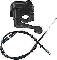 Vista 2 de Conjunto de mango de acelerador de cable de acelerador de pulgar de 7/8 pulgadas para 50cc 70cc 90cc 110cc 125cc 250cc 4 ruedas ATV Quad Go Kart