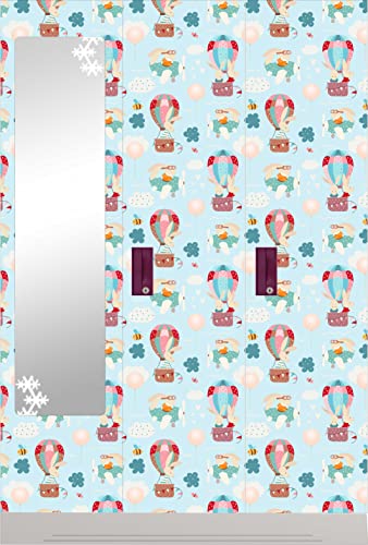 Image of CABANA HOMES (45cm x 125cm, 20 Rolls (120 sq. ft) Wallpaper for Kids Room Self Adhesive,Wall Stickers,Baby Room,Wardrobe,Furniture