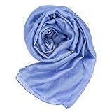 fular azul bebe ELEGANCIA Y BUEN GUSTO: Se sabe que el buen gusto y la elegancia requieren que los hombros sean cubiertos en las ocasiones importantes, por lo que, incluso si la ceremonia se lleva a cabo en verano o primavera y usted eligió un vestido escotado y con los hombros descubiertos, es bueno que usted consiga un chal o una estola. La estola regala clase, feminidad y elegancia, siguiendo cada movimiento con suavidad.