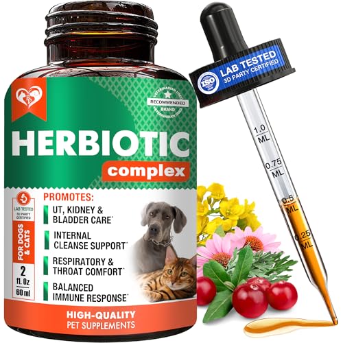 Dog & Cat Natural Antibiotic - Urinary Tract &...