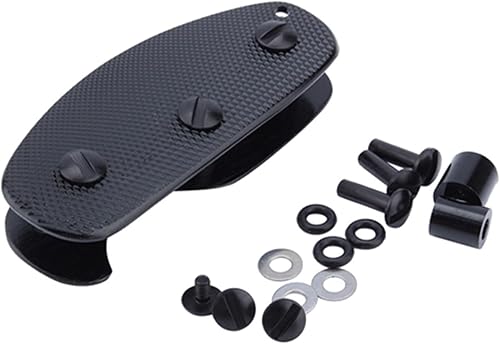 Miniatura 6 de DAUERHAFT Llavero inteligente, clip organizador de llaves EDC resistente negro, soporte para llaves de aluminio, clip para llaves antiarañazos, para