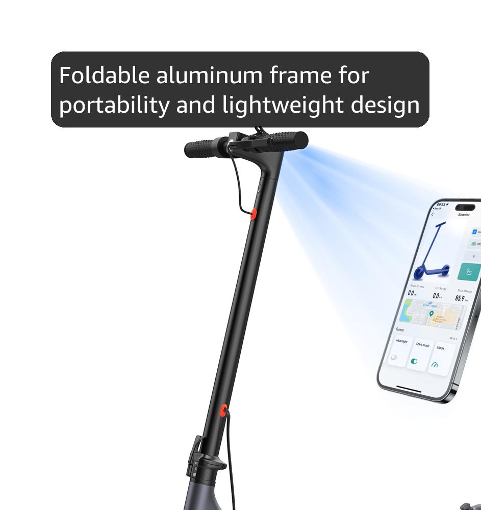 MAXSHOT Electric Scooter for Adults, 8.5/10/14" Tires, 19/22Mph, 350W/500W Motor, 21-28 Miles Range, Folding E-Scooter with Dual Suspension,APP(V1/SPRO/MAX/PRO/X1/X1PRO/PR)