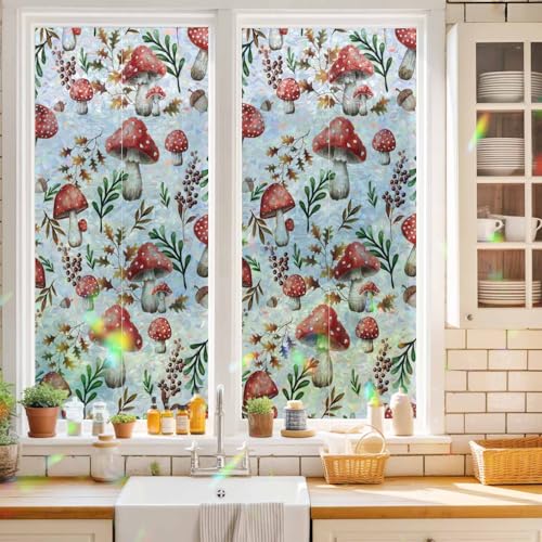 Vinilo decorativo para ventana 19.6x39.3 pulgadas rojo miniatura 2