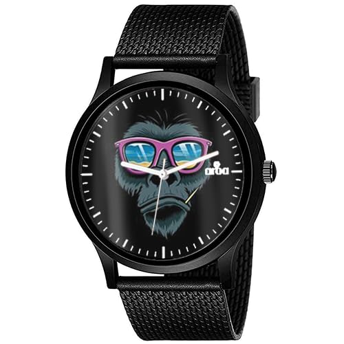 AROA Watch New Watch for Electro Monkey Model : 726 Black Metal Type Analog Black Strap Watch Black Dial for Men Stylish Watch for Boys (B0C7MPXW84) Amazon Price History, Amazon Price Tracker