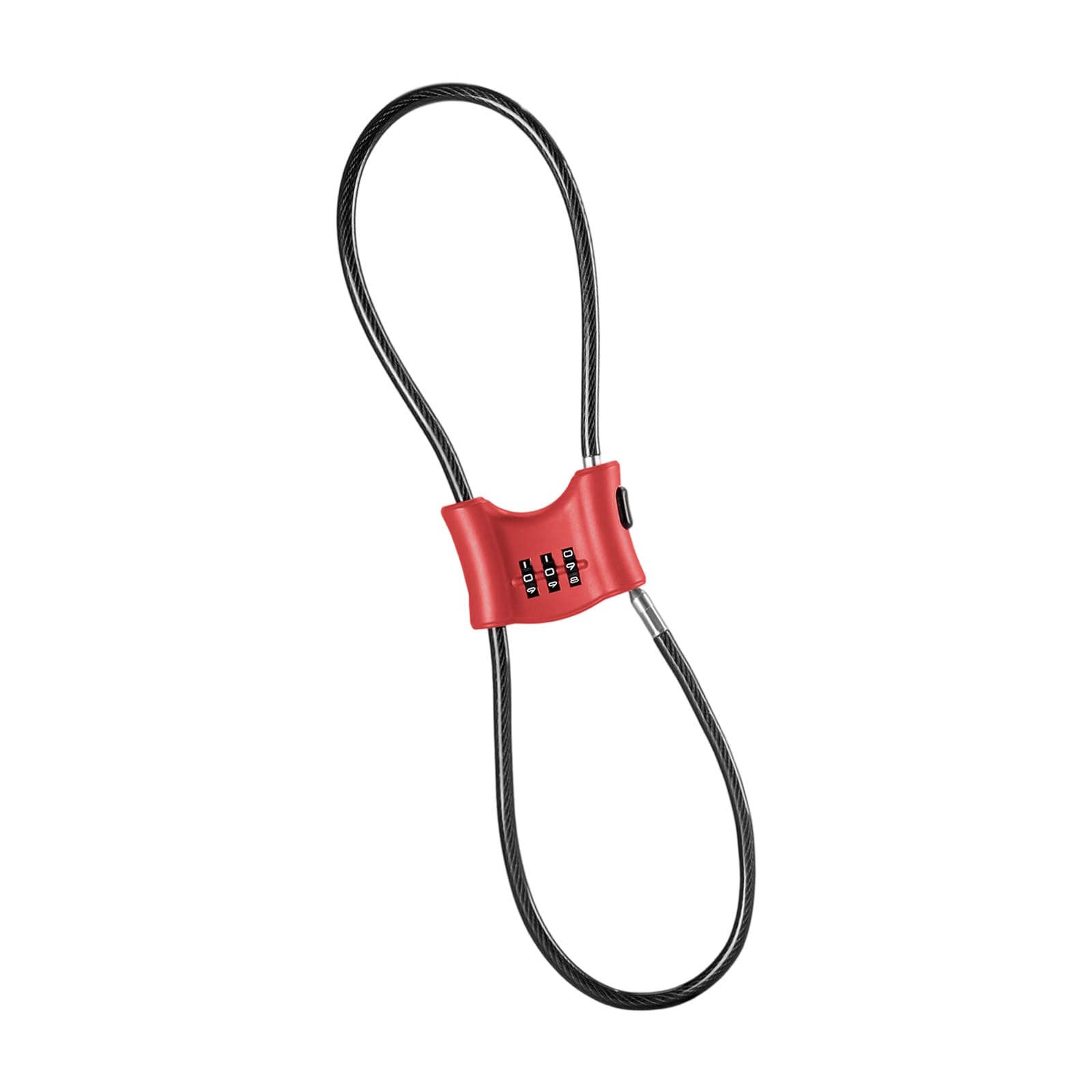 Security Cable for Bicycles Motorcycle Helmets 3 Digit Combination Luggage and Locks Cable Locks with Combination