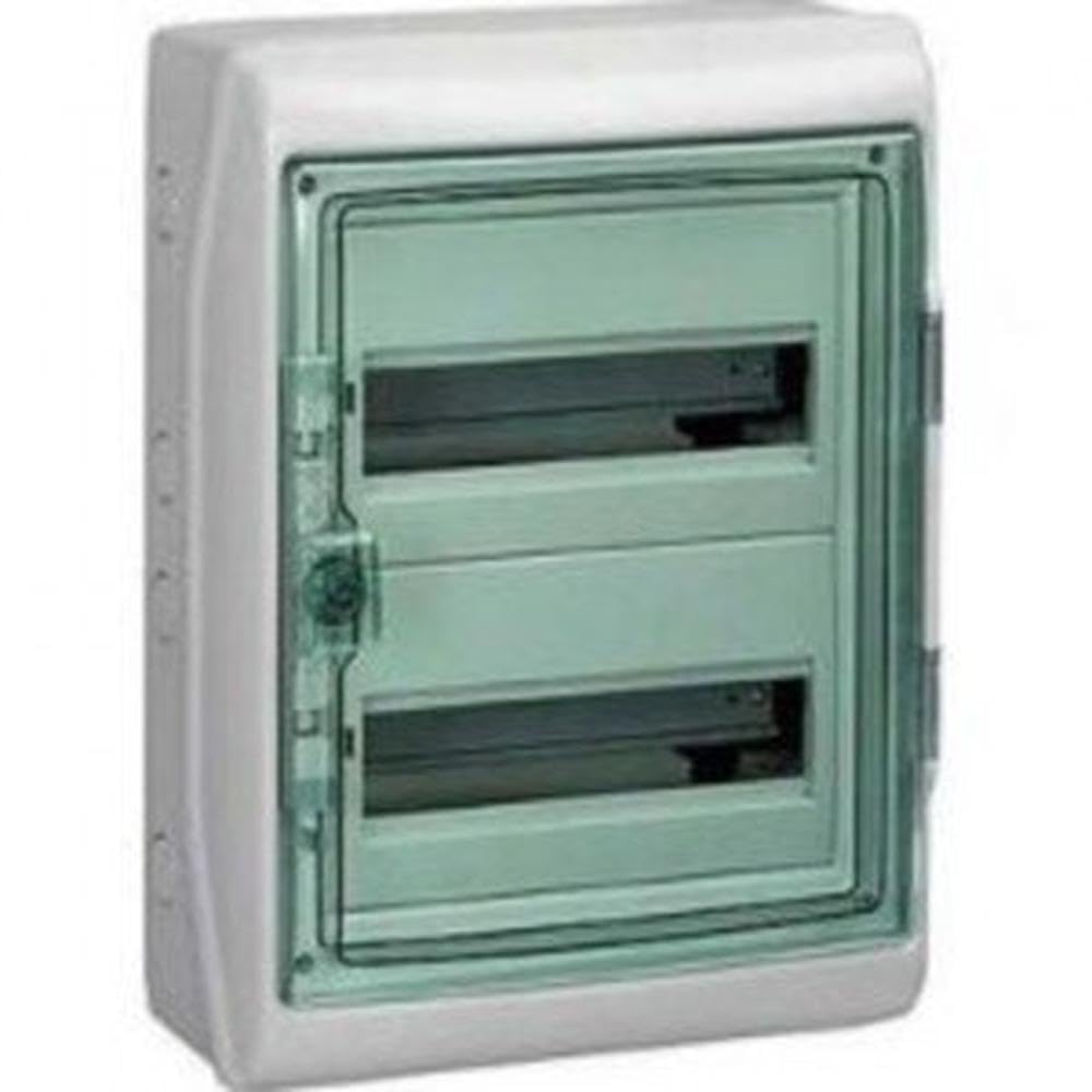 Schneider Electric 13963 Kaedra Coffret pour Appareillage Modulaire, IP65, 18 Modules, 448 mm Largeur, 280 mm Hauteur, 160 mm Profondeur, 63 A, 34W