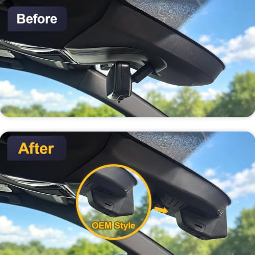 Dashcam frontal y trasera Fitcamx 4K con WiFi y sensor G para Cadillac Vistiq 3