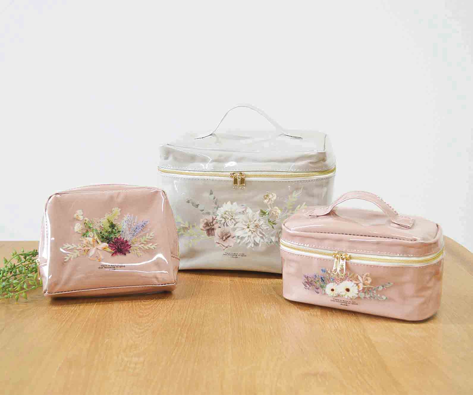 Amazon.co.jp: コスメポーチ バニティバッグ 小 仕分け便利