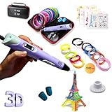 Boligrafo 3D niños - Lápiz 3D - Filamento pla - Pantalla LCD - Plantillas para...