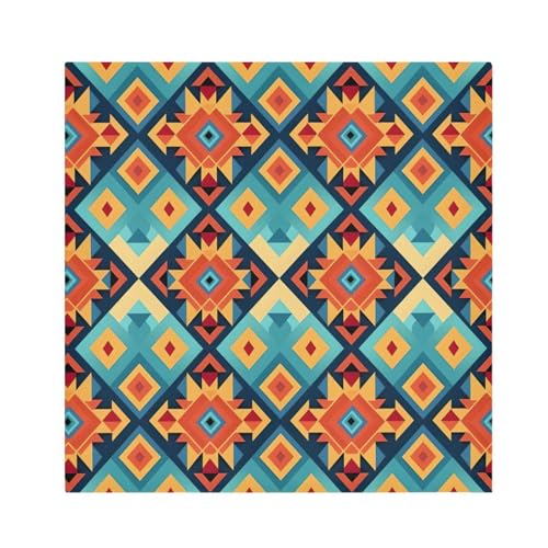Servilletas de Tela Boho Mandala Azul 20x20 Pulg 6un miniatura 1