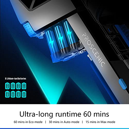 Proscenic P11 Smart Akku-Staubsauger im Vergleich 4 in 1 Funktionen