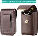 Reading Glasses Set of 2 Fashion Folding Readers with Leather Cases Glasses for Reading for Men and Women