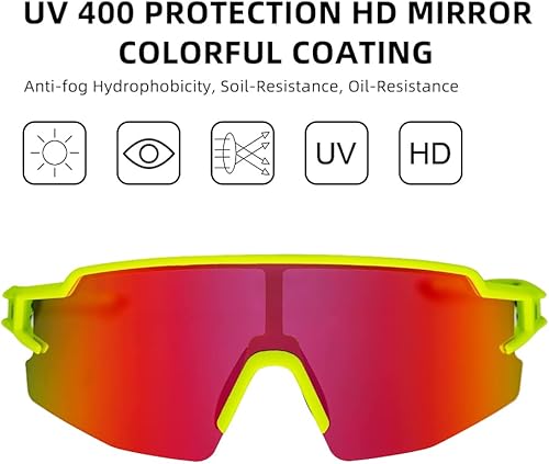 Miniatura 2 de ROCKBROS Gafas de sol polarizadas para hombres y mujeres protección UV gafas de sol deportivas