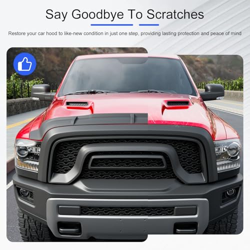 Image of Hood Deflector Compatible with 2009-2018 Dodge Ram 1500