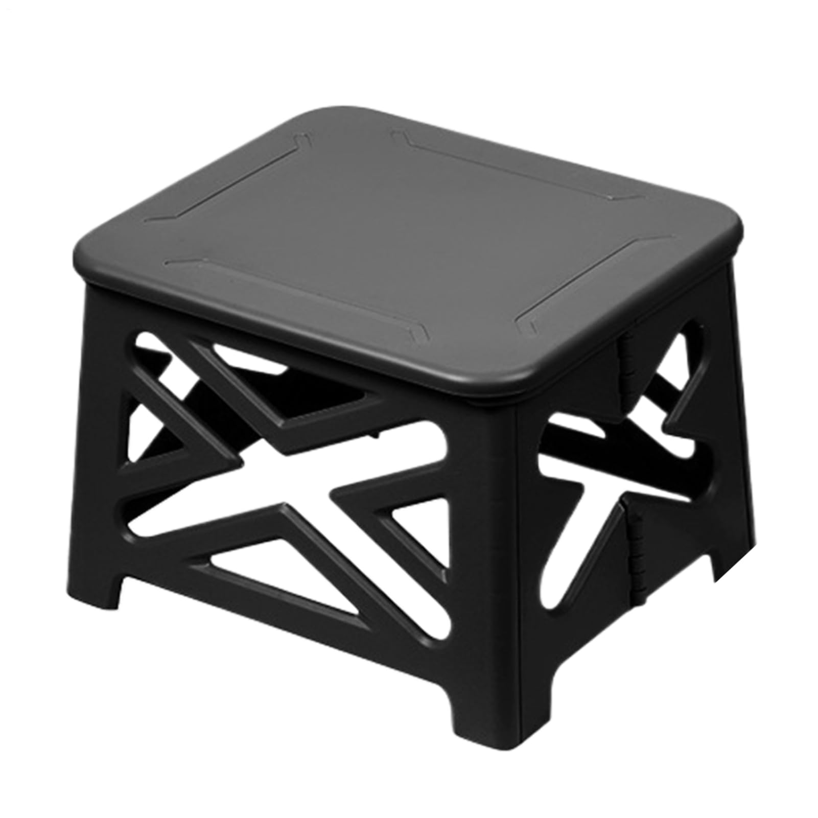 Folding Toilet | Folding Portable Bathroom with Lid - RV Interior Accessories, Adult Car Potty, Camping Stool, 100kg Weight Capacity for Hiking, Beach
