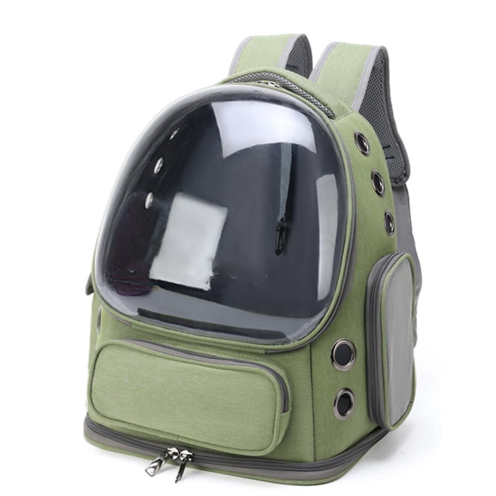 Mochila con cubierta transparente de alta resistencia y gran capacidad para mascotas