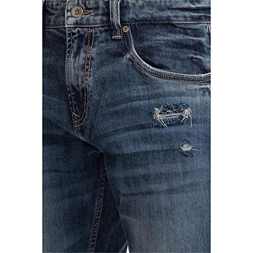 Image of Spykar Men Mid Rise Slim Fit Jeans