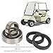 Pyhodi Rear Axle Bearing Kit, High Strength Rugged Reliable Axle Oil Seal Kit, Applicable for Club Car DS and Precedent Electric Cart 1986-2014, OE 1011291, 1014207, 1013794