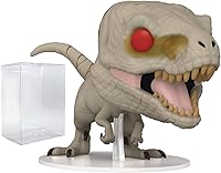 Vista 1 de POP Jurassic World Dominion - Figura de vinilo Funko de Atrociraptor (Ghost) (paquete con funda protectora de caja compatible), multicolor, 3.75