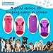 Sahunfri 2 Stück Hundepullover Kleine Katzen Hunde, Warme Weiche Fleecepullover Hundepullover für Kleine Katzen und Hunde mit Leine(Rose+Purple, M)