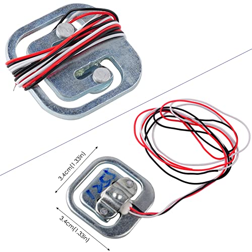 8pcs load cell 50kg weight sensor half bridge strain gauge human body digital scale  2pcs hx711 amplifier ad module for arduino