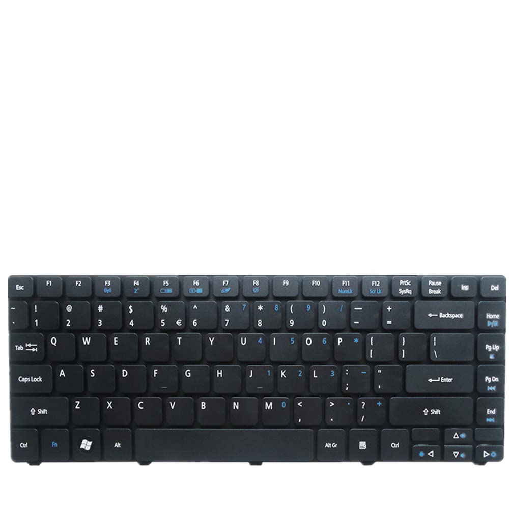 Clavier Acer Aspire 3750 noir version US de remplacement pour PC portable - 3