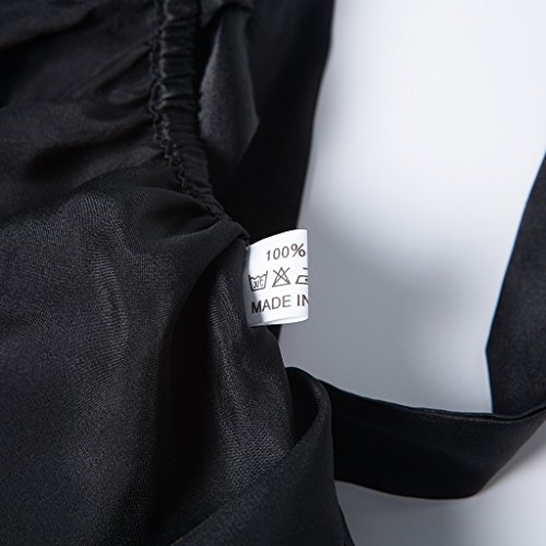 perfk Comfortabele Slaapmuts voor Ademende Slaapmuts Hoofddeksels met in Meerdere, Zwart - Image 4