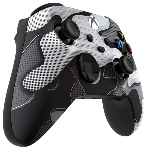 Image of Custom Controllerzz Wireless Controller for Microsoft Xbox Series X /S & Xbox One - Custom Soft Touch Feel - Custom Xbox Series X /S Controller (X /S White Camo)