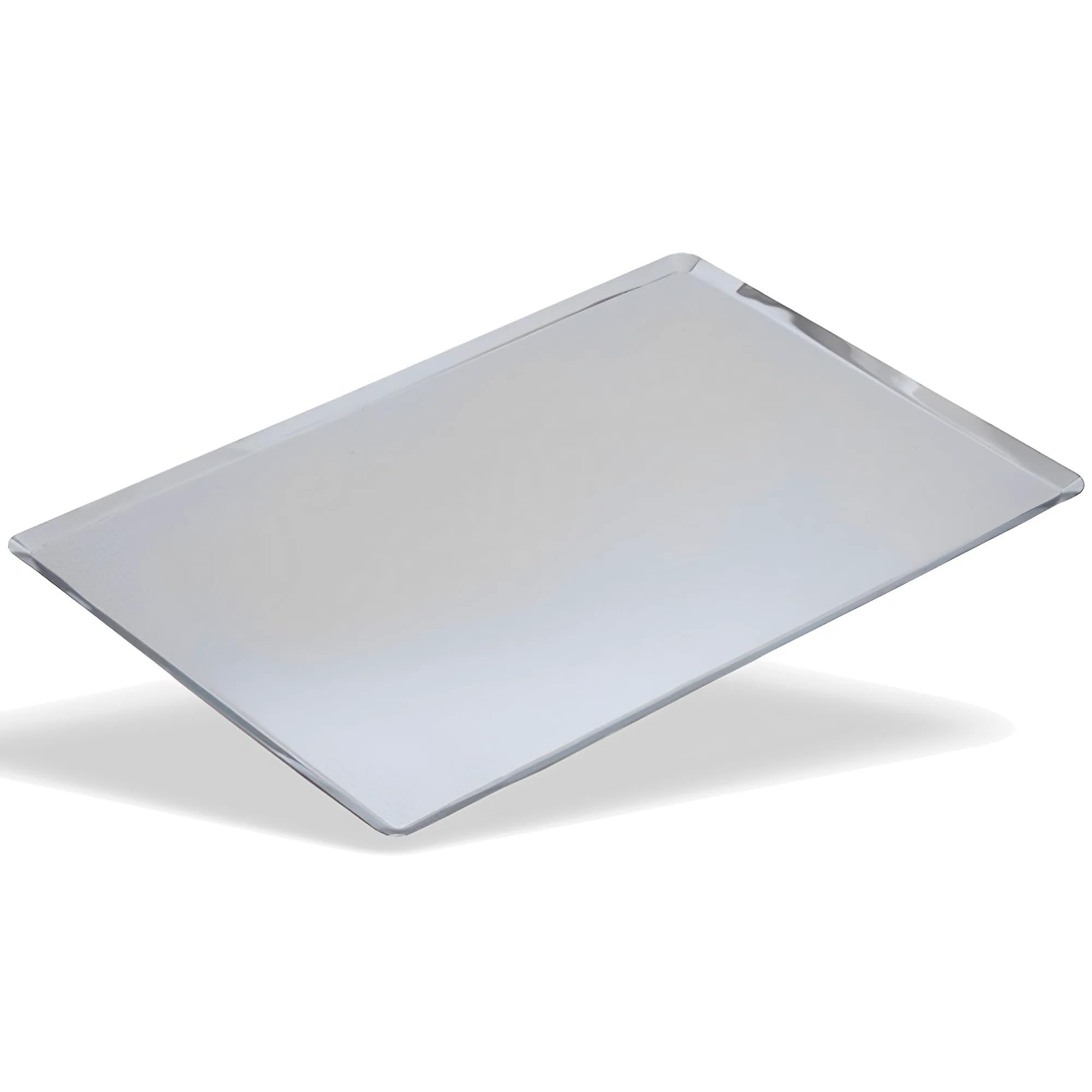 Pack de 5 Bandejas Profesionales WORLDMAI de Aluminio Lisa 60x40 cm para Horno. Bandejas para Panadería, Pastelería y Hostelería.