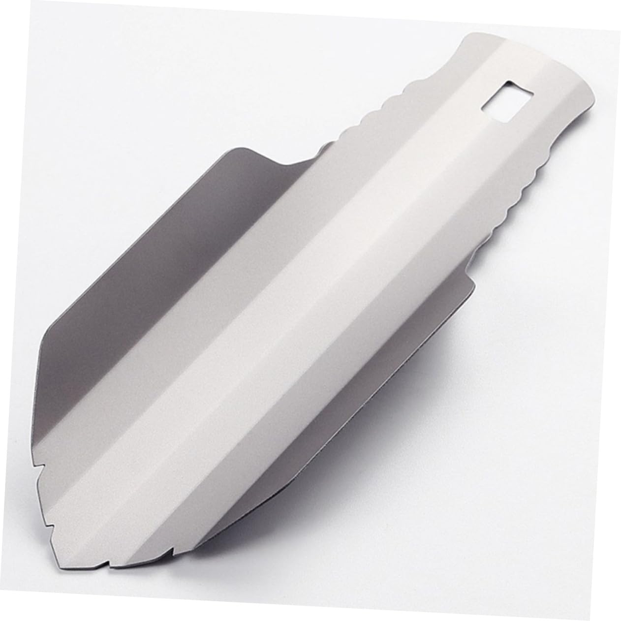 BESPORTBLE Strumenti all'aperto Pala per piantare Pala Portatile Pala per Il compostaggio Pala per erbicidi attrezzo Pala da Giardino in Titanio Pale da Giardino per piantare Silver