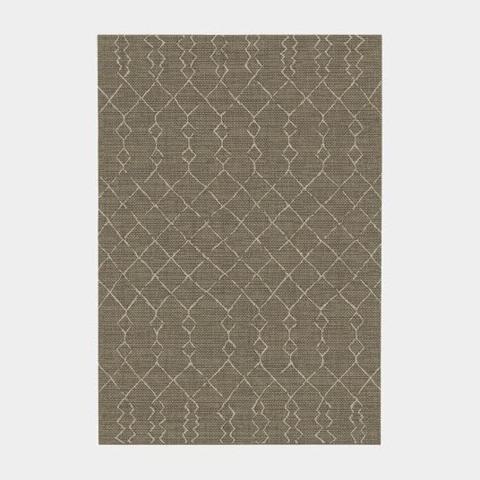 BALTA Tapis de terrasse - Scandinave - Marron foncé - 160 x 230 cm