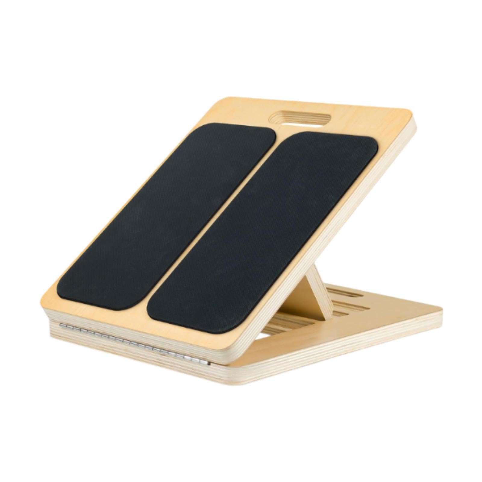 Ronyme Slant Board Calf Stretcher Foot Incline Board Foldable Adjustable Wood Calf Stretch Squat Wedge for Fitness Home Gym Workout