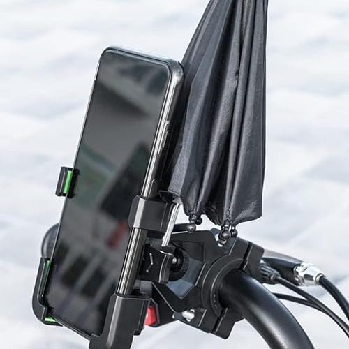 Miniatura 9 de BESPORTBLE Soporte de motocicleta lindo paraguas para teléfono solar, soporte para teléfono celular, soporte de teléfono celular de escritorio,